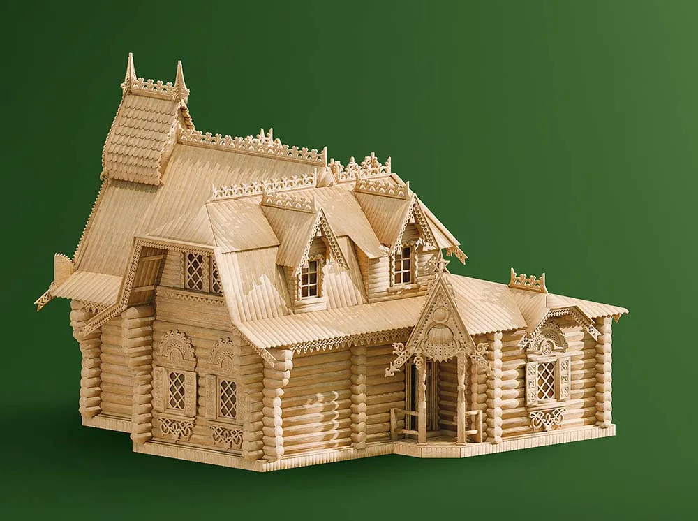 Усадьба по проекту Кузьмина 1878 года, 2240 деталей