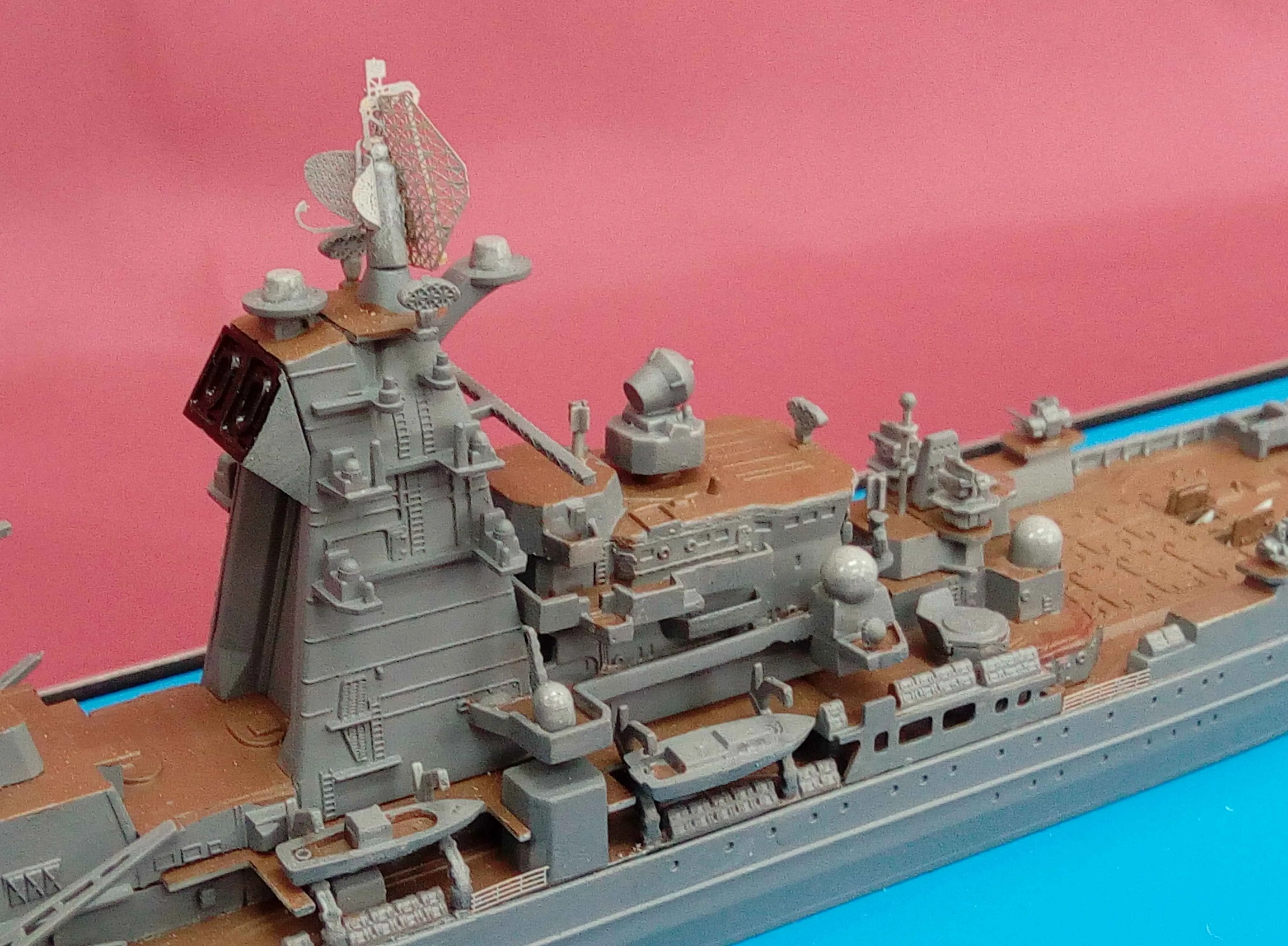 Модель корабля ТАРкр проекта 1144 «Адмирал Нахимов» - Верфь на Столе