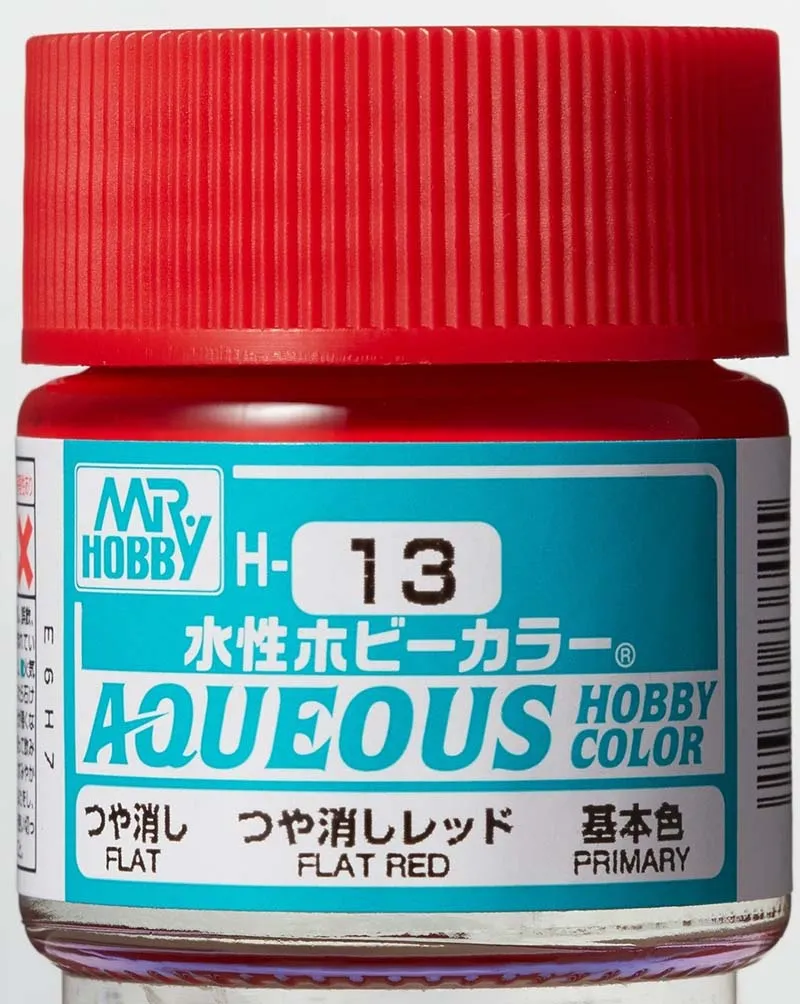 Краска Mr Hobby, акриловая, красная матовая, H 13, 10 мл