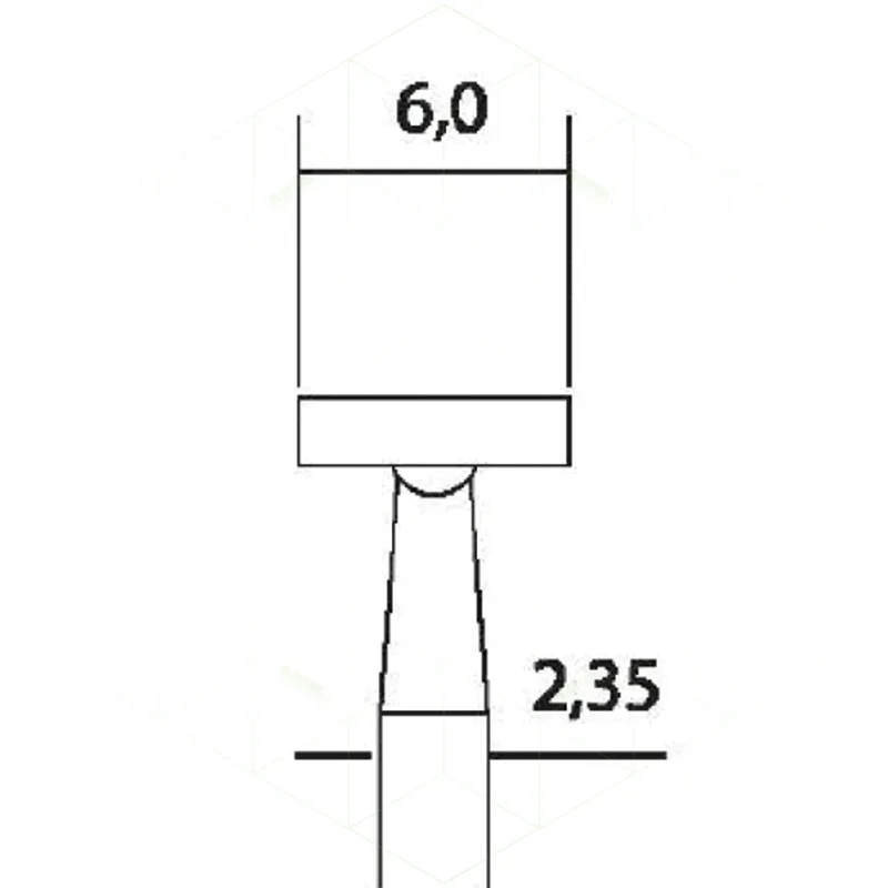 Шлифовальные насадки Proxxon, диск 6 мм, 5 шт