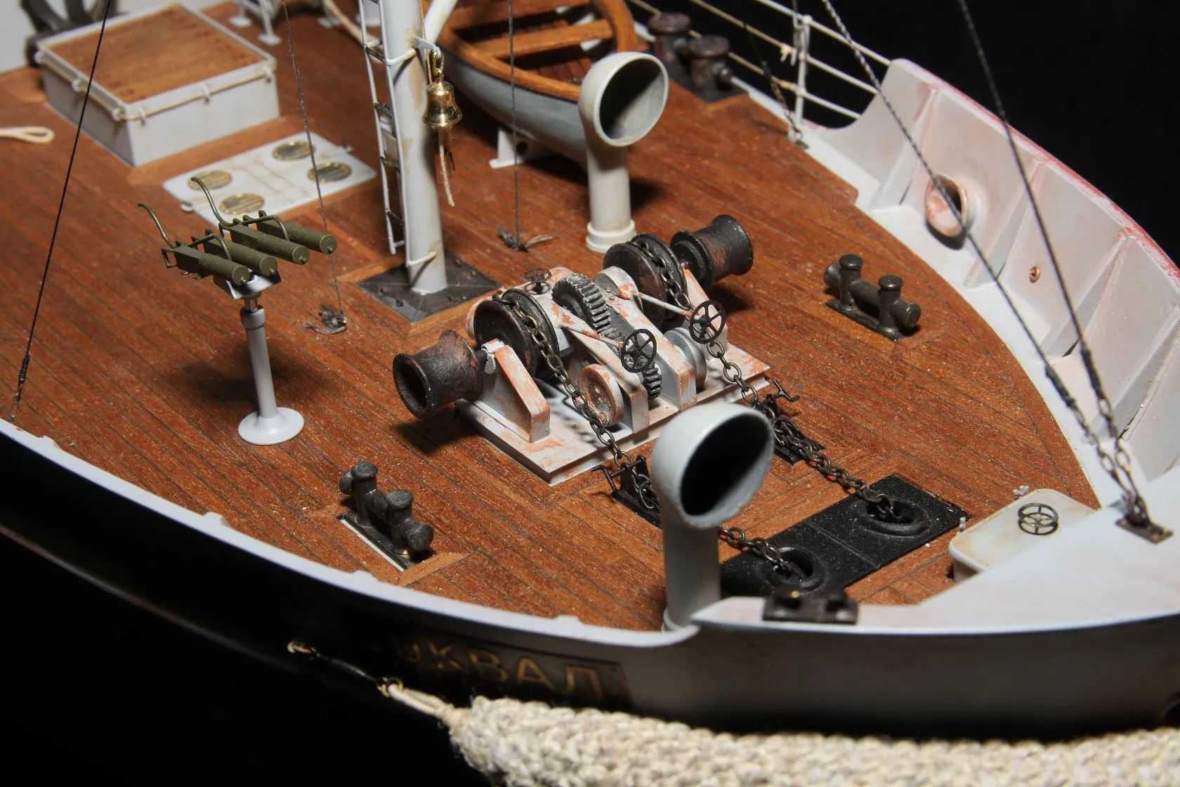 Модель корабля Буксир-спасатель "Шквал" 1943 г. - Верфь на Столе