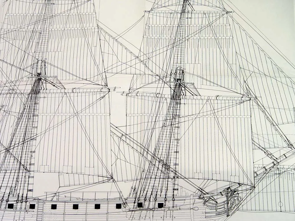 La Renommee, 1744 + чертежи