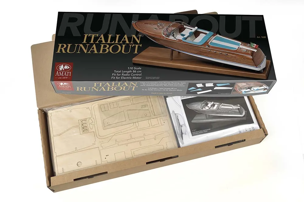 Гоночный катер Riva Aquarama 1970 + (Стартовый набор инструментов)