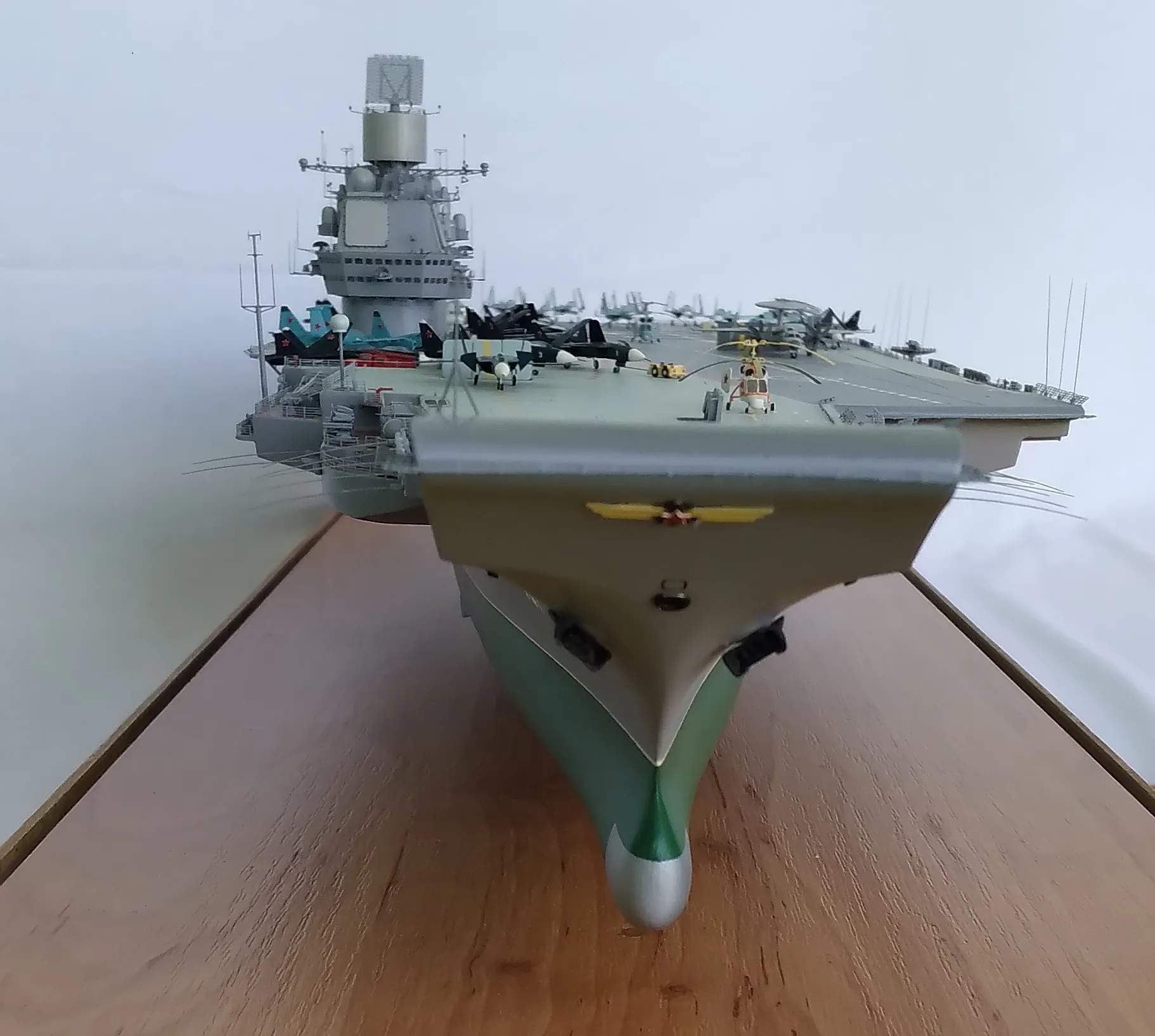 Модель корабля Авианесущий крейсер "Ульяновск" - Верфь на Столе