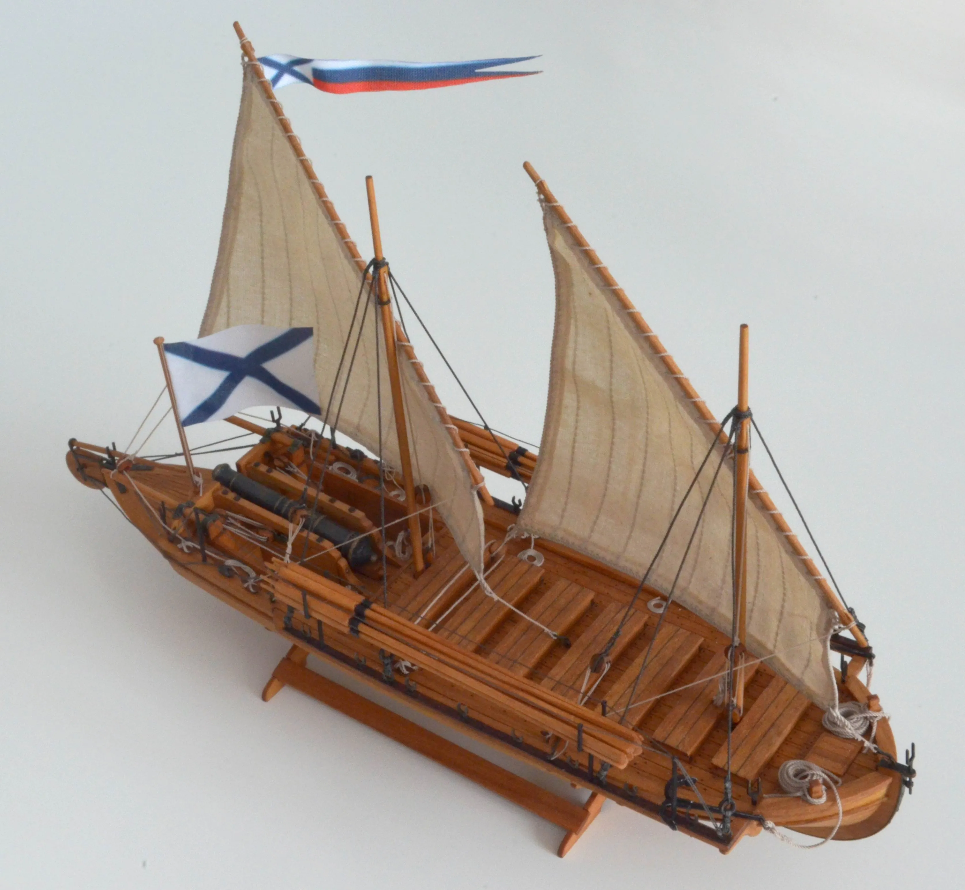 Модель корабля Канонерский Йол  - Верфь на Столе