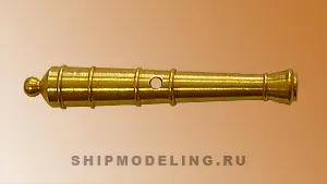 Пушка, латунь, 45 мм, 2 шт