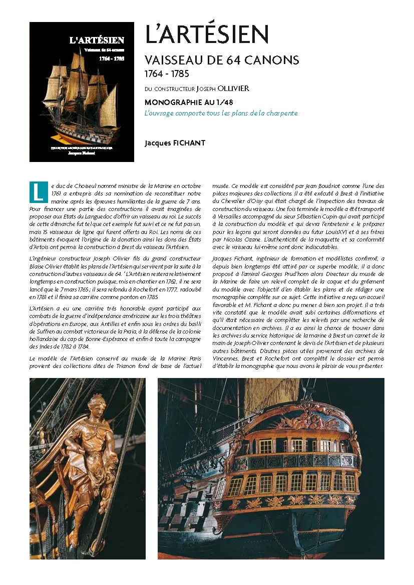 L'Artesien, 1764-1785 + чертежи