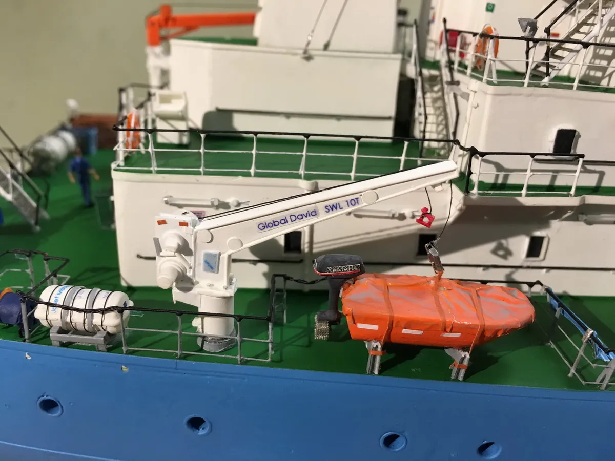 Модель корабля dredger "Josef Möbius" - Верфь на Столе