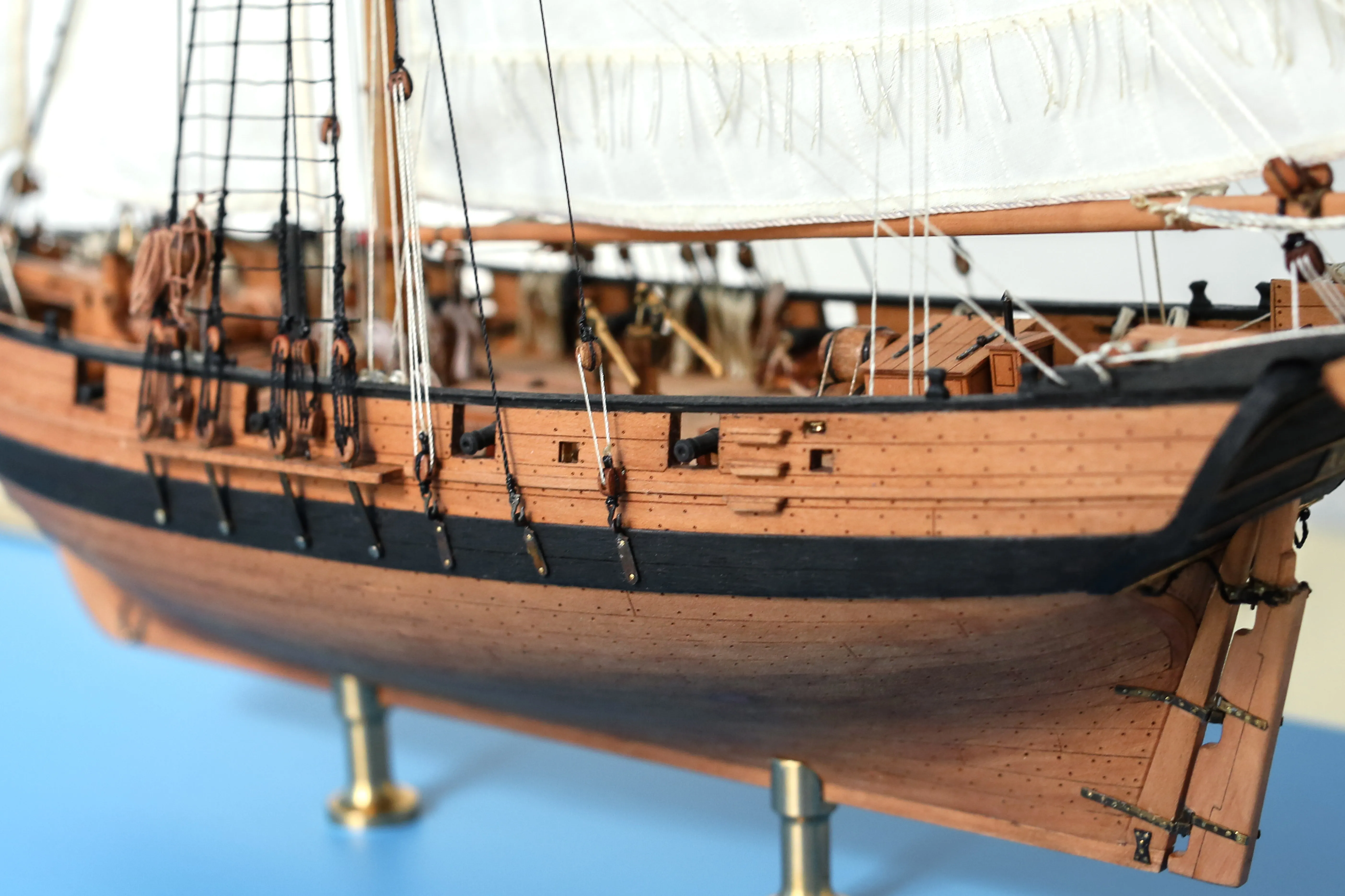 Модель корабля Тендер "Авось" - Верфь на Столе