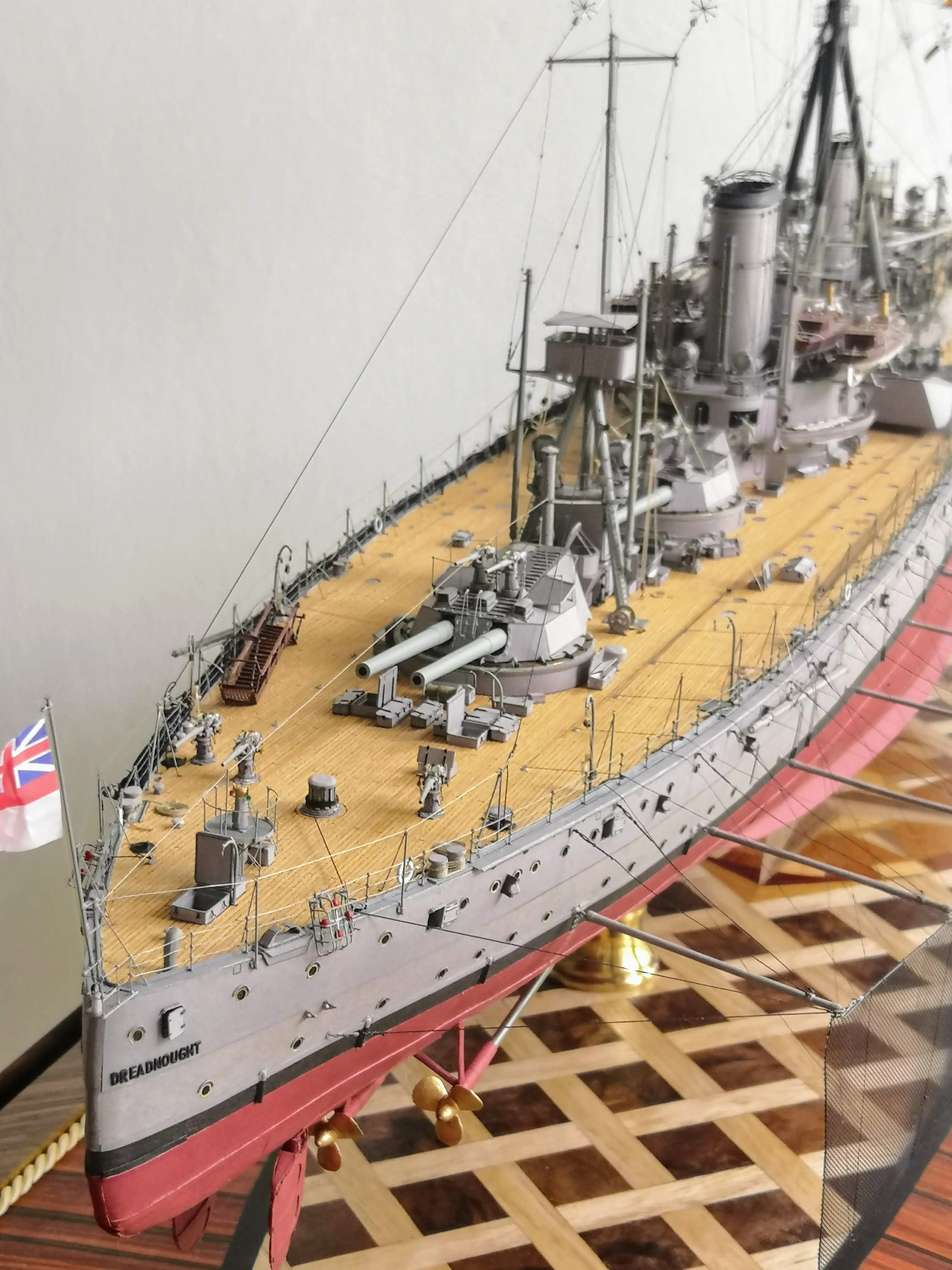 Модель корабля HMS Dreadnough - Верфь на Столе