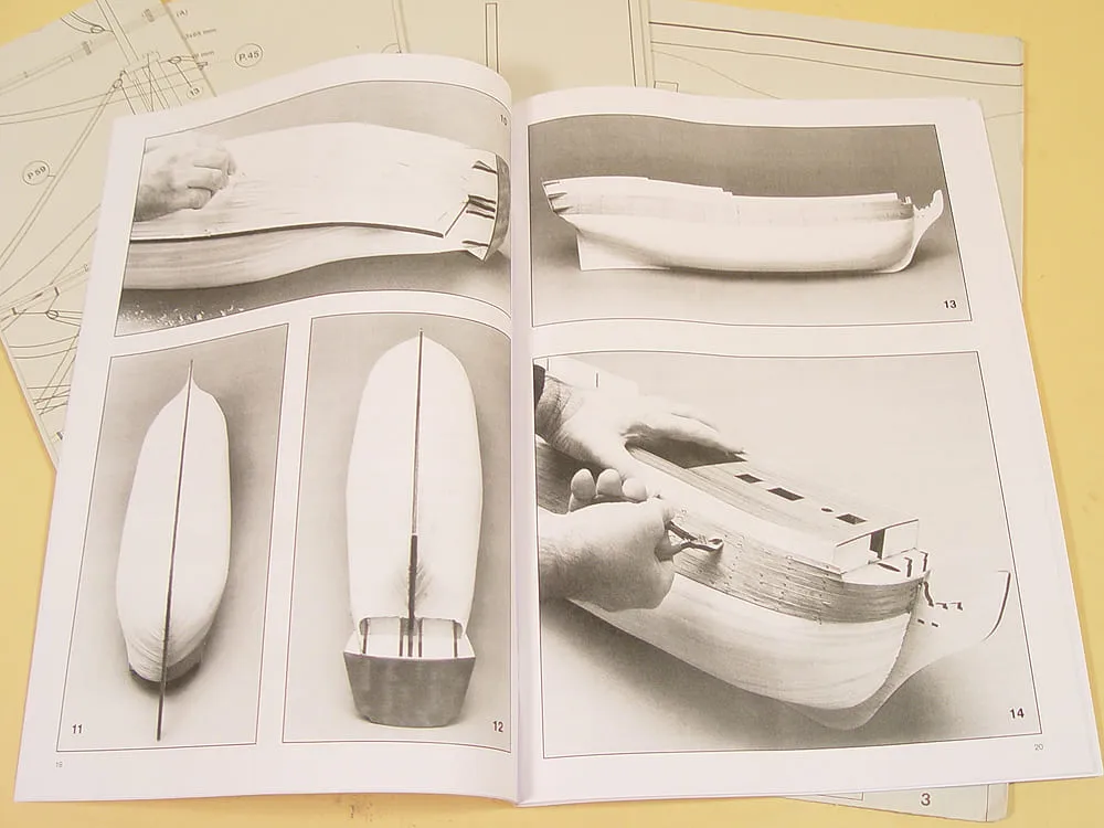 Чертеж корабля HMS Victory (1:78)