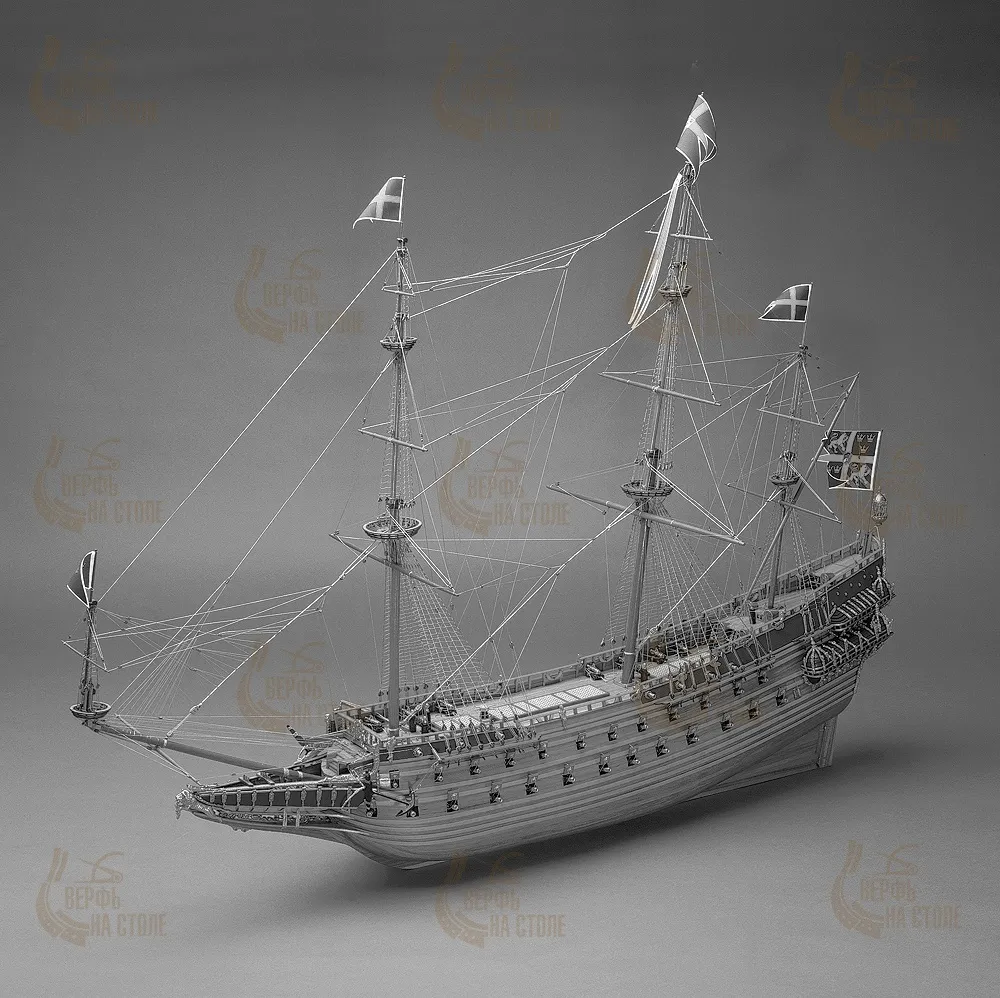 Чертеж корабля Wasa