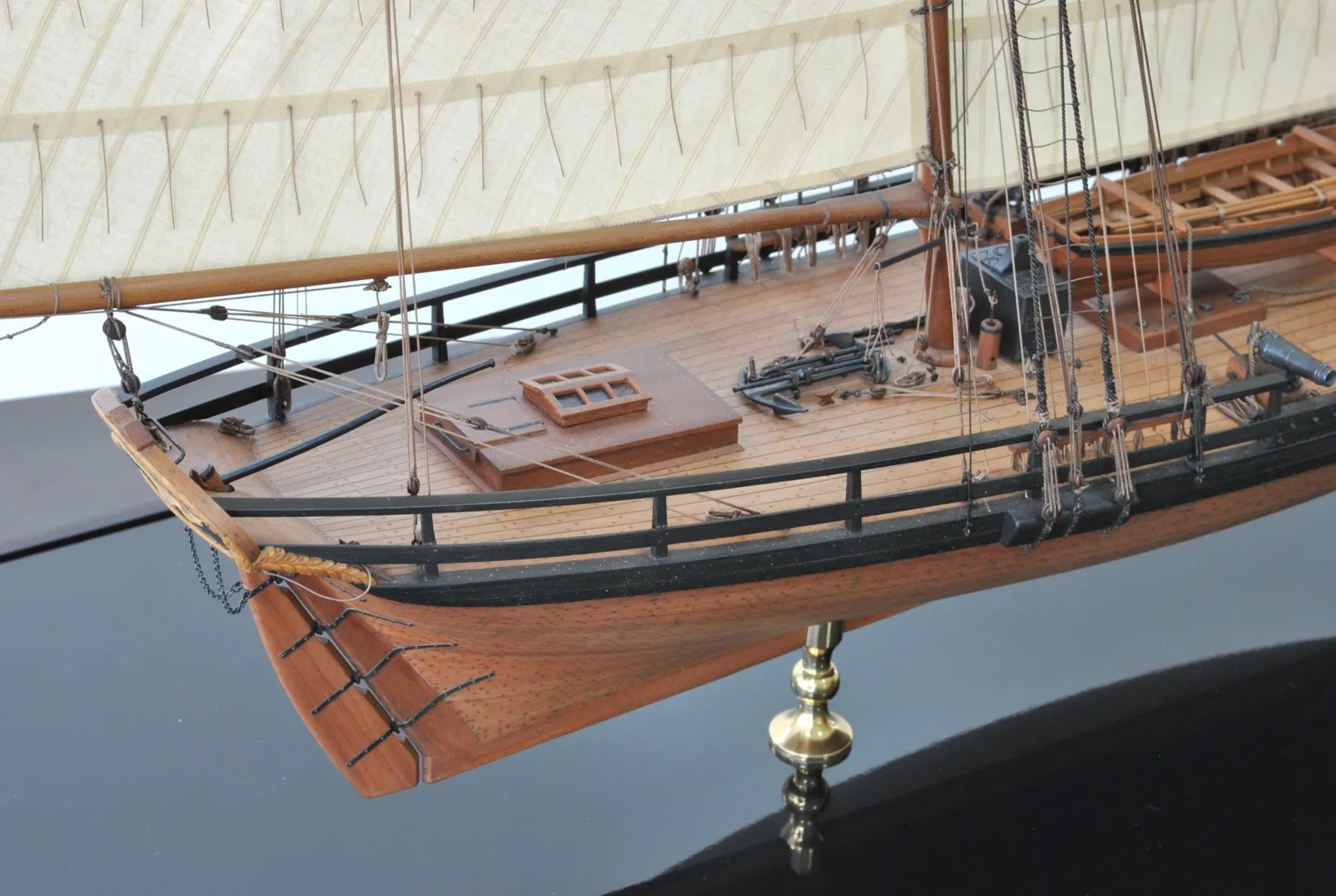 Модель корабля Французкая военная шхуна La Jacinthe ( Гиацинт ) 1823 г. - Верфь на Столе