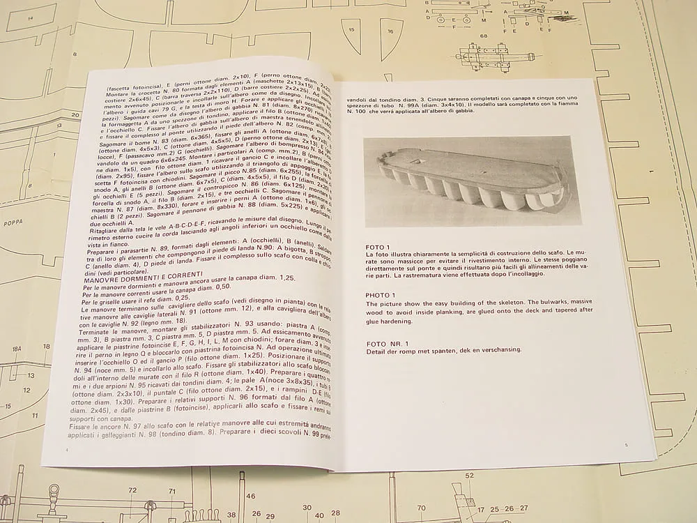 Чертеж канонерской лодки