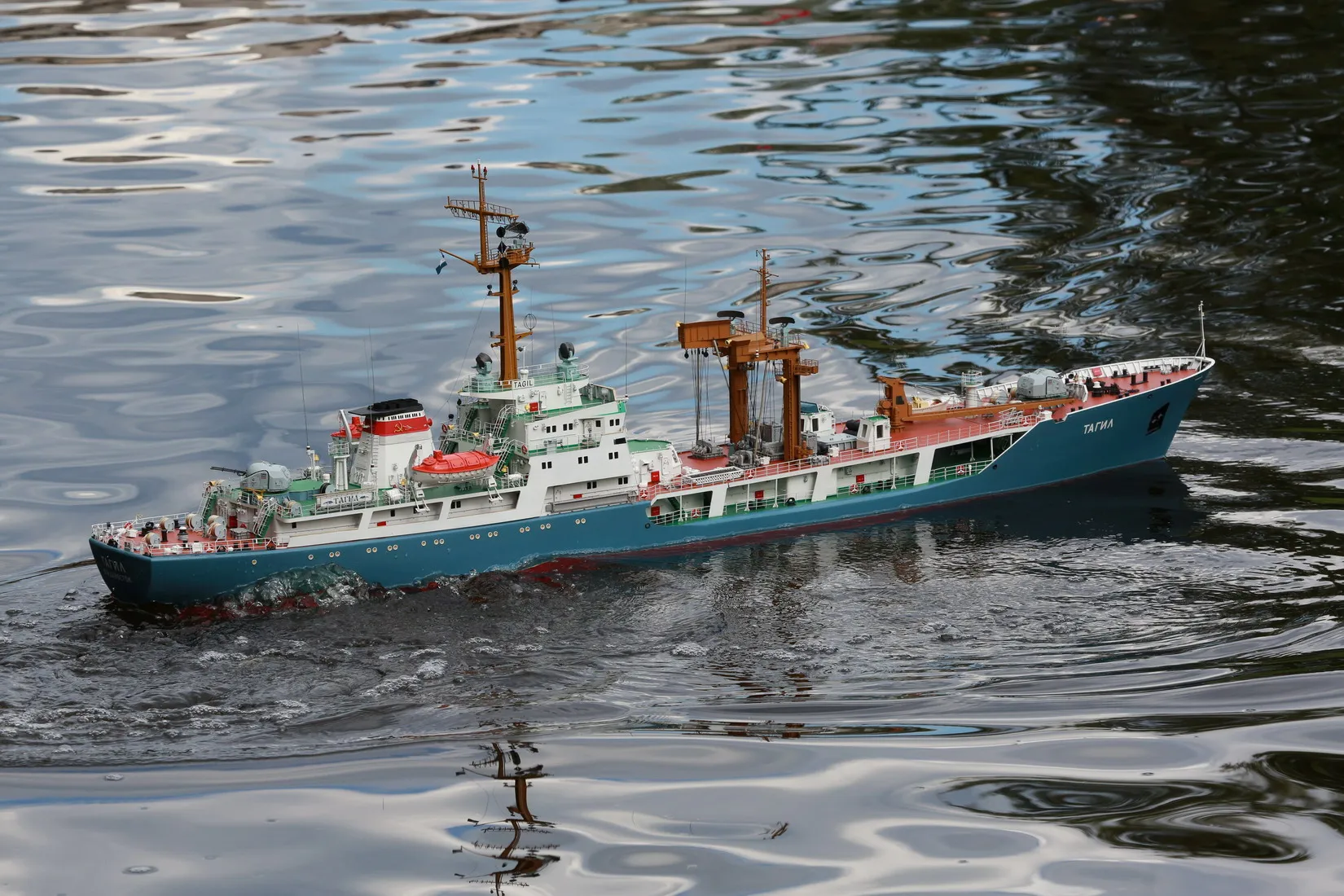 Модель корабля Морской водоналивной транспорт «Тагил» - Верфь на Столе