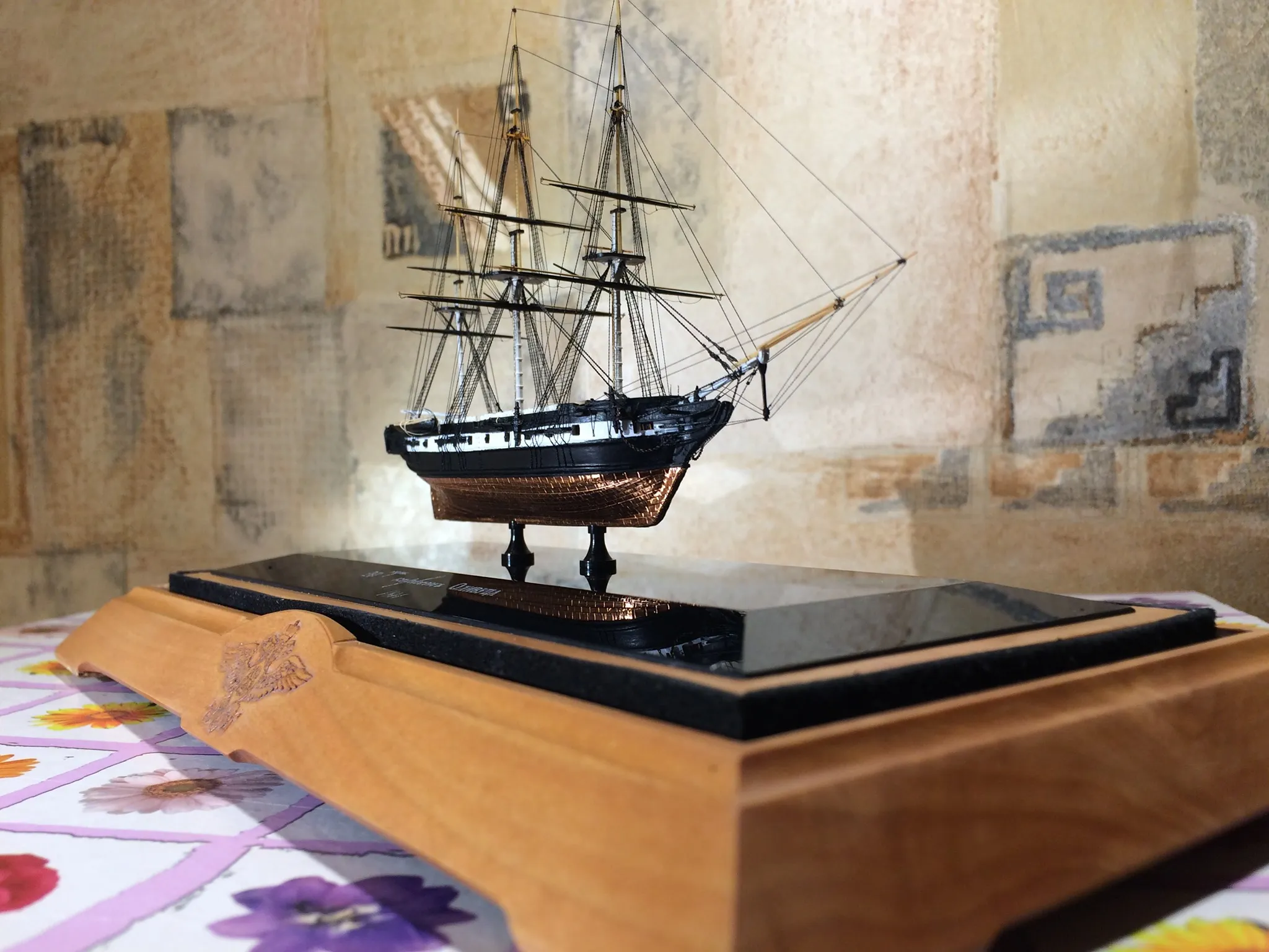 Модель корабля 20-ти пушечный корвет “Оливуца” - Верфь на Столе