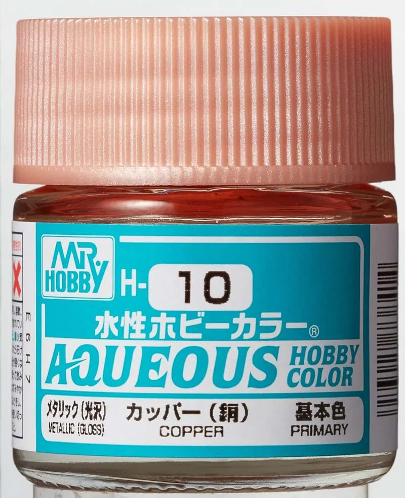Краска Mr Hobby, акриловая, медный металлик, H 10, 10 мл