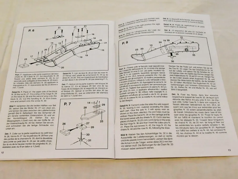 сборная модель пушки