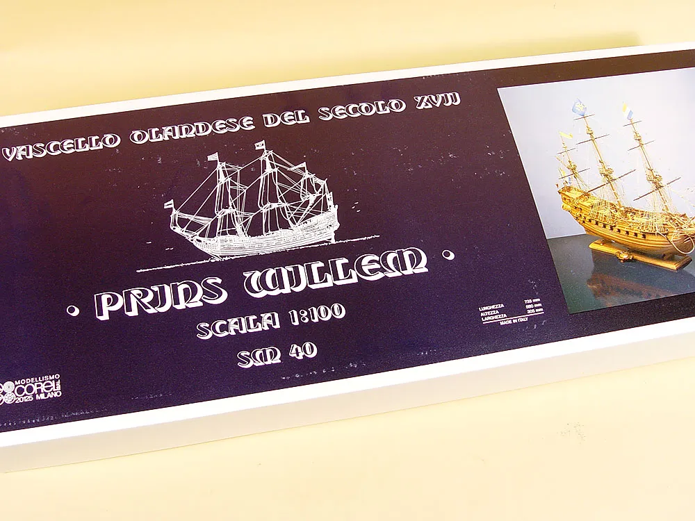 деревянная модель корабля Prins Willem