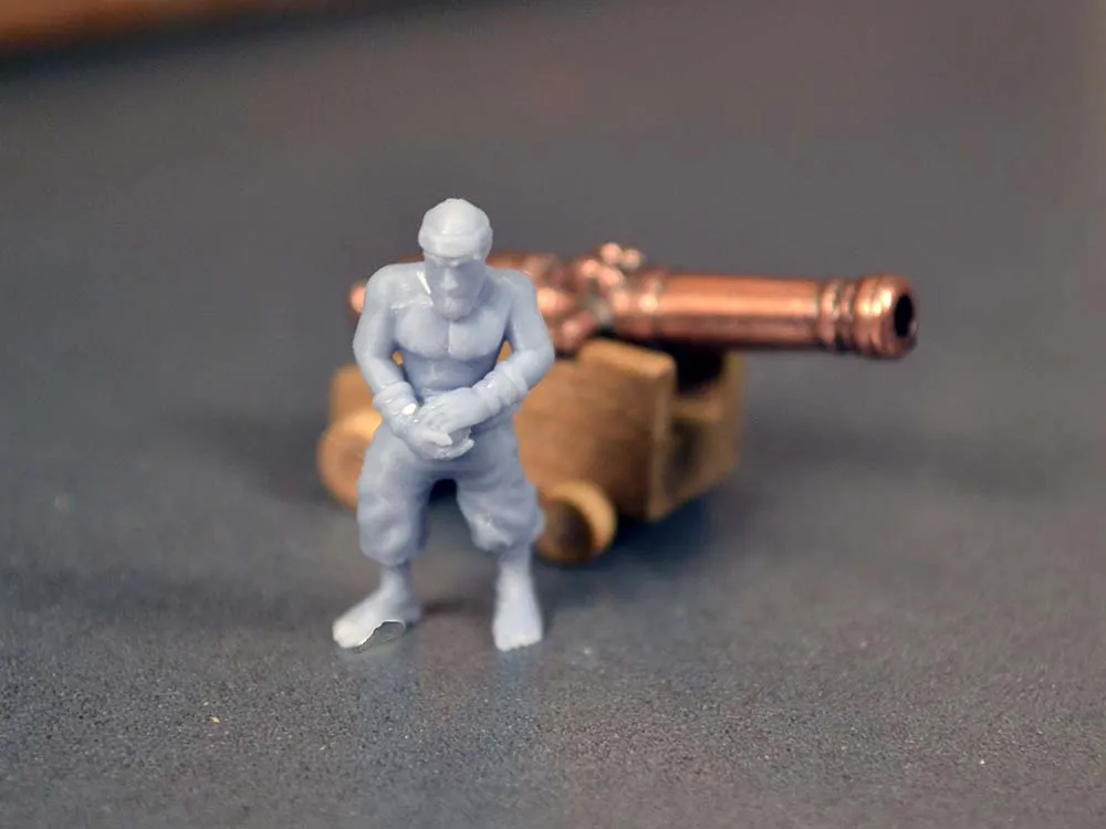 Фигурка матроса с ядром, 25 мм