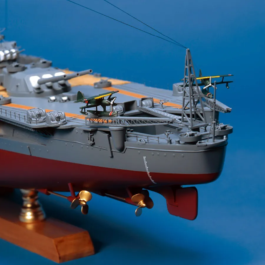 деревянная модель корабля Yamato