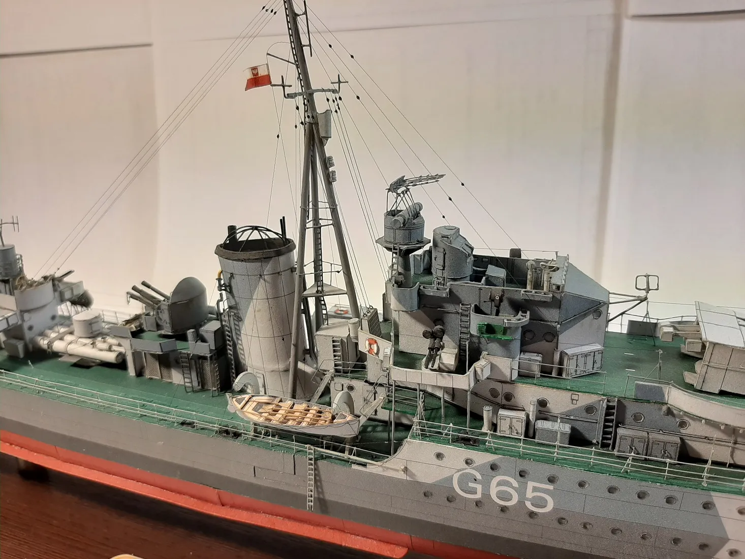 Модель корабля ORP "Piorun" - Верфь на Столе