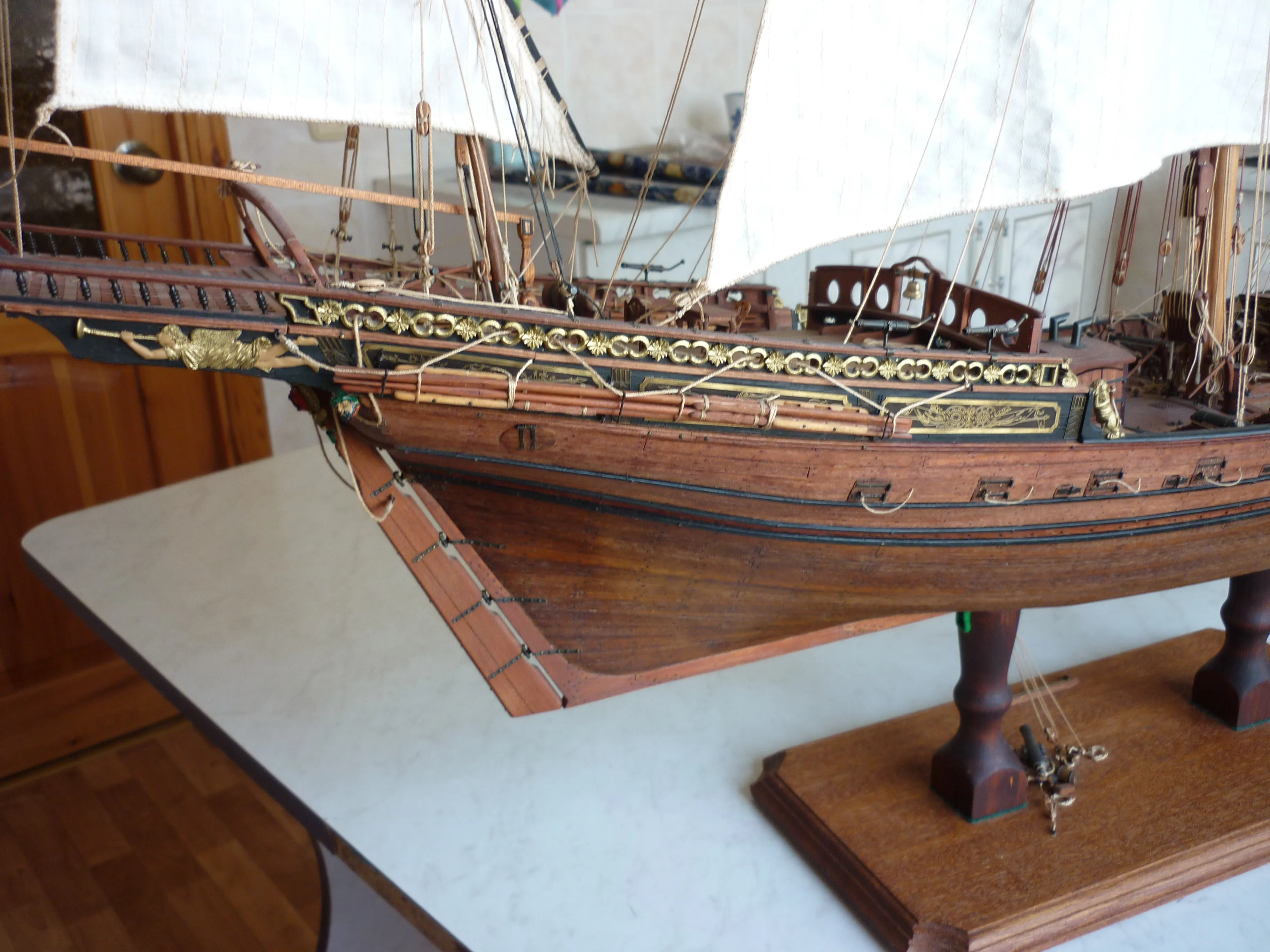 Модель корабля Шебека «Le Requin»  - Верфь на Столе