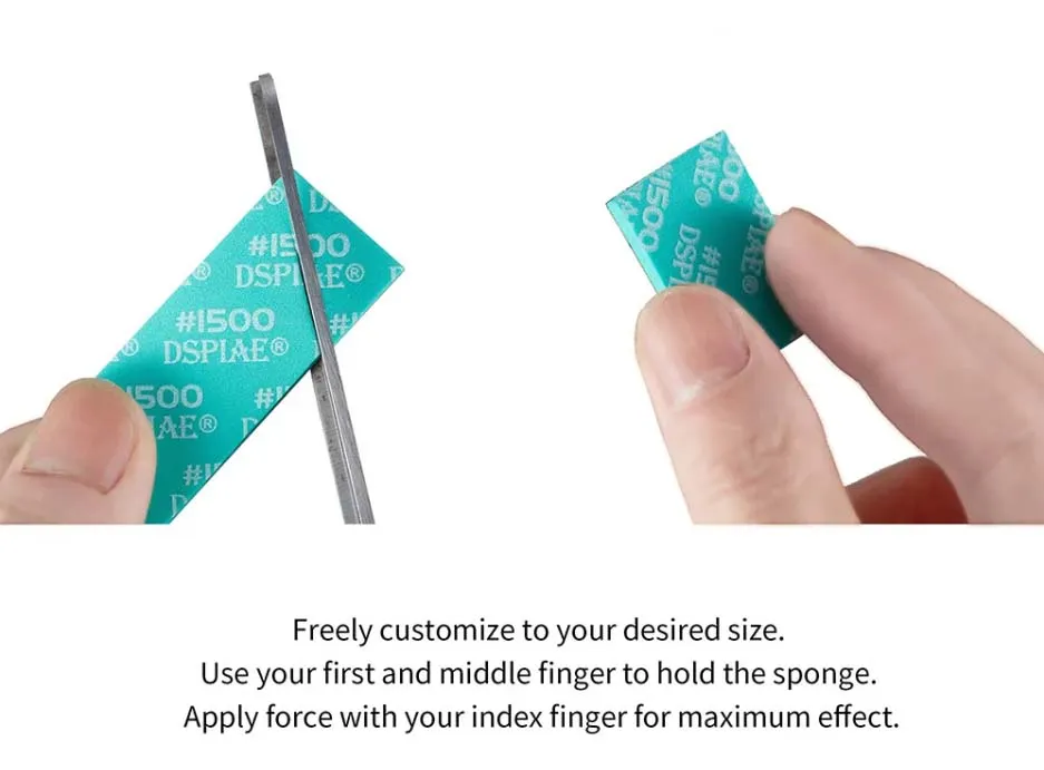 Шлифовальная губка 5 мм, зернистость 1000, 5 шт