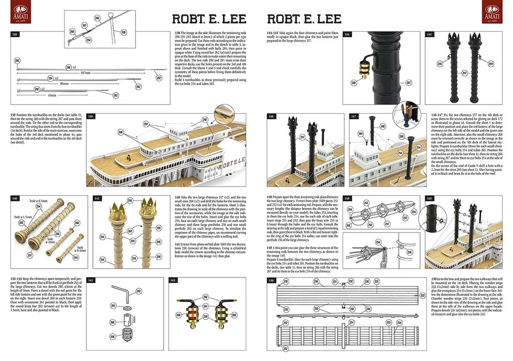 Пароход Robert E. Lee + (Полный набор инструментов, клея и краски)