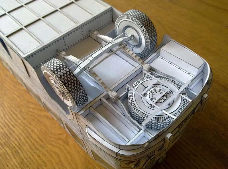 Модель из картона Автобус междугородний