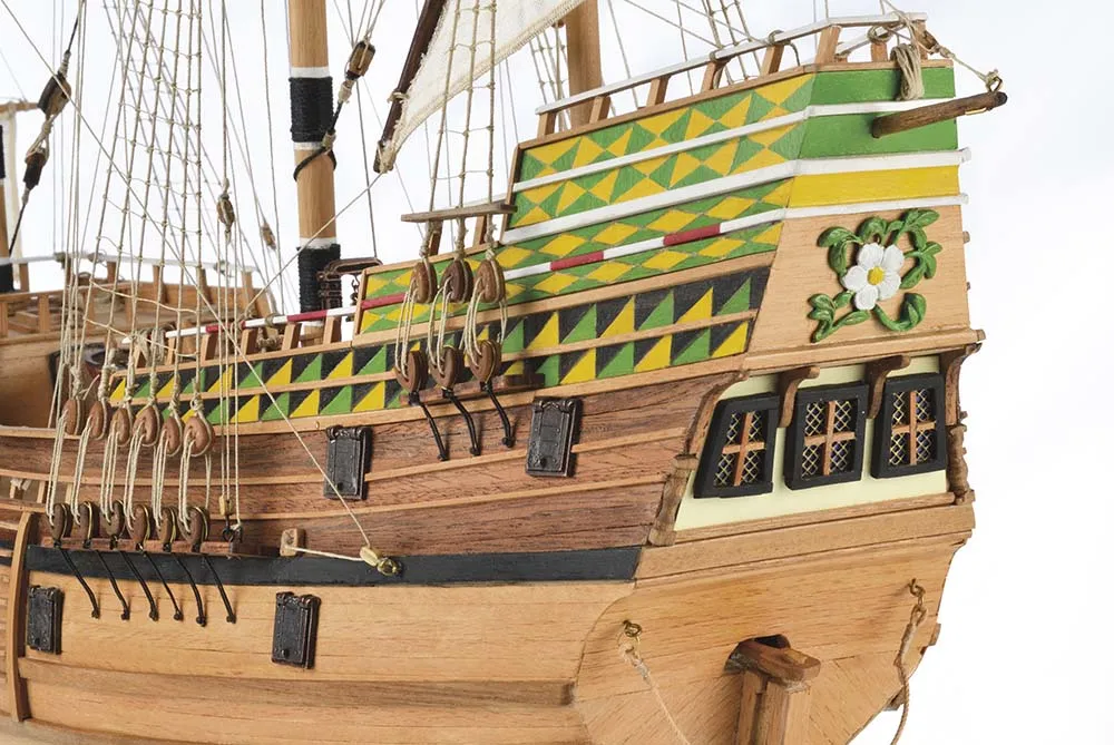 Английский галеон Mayflower + (Полный набор инструментов, клея и краски)