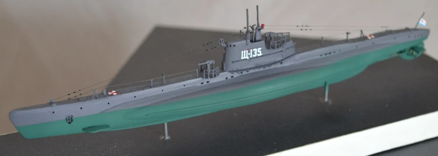 Модель корабля Подводная лодка типа Щука "135" - Верфь на Столе