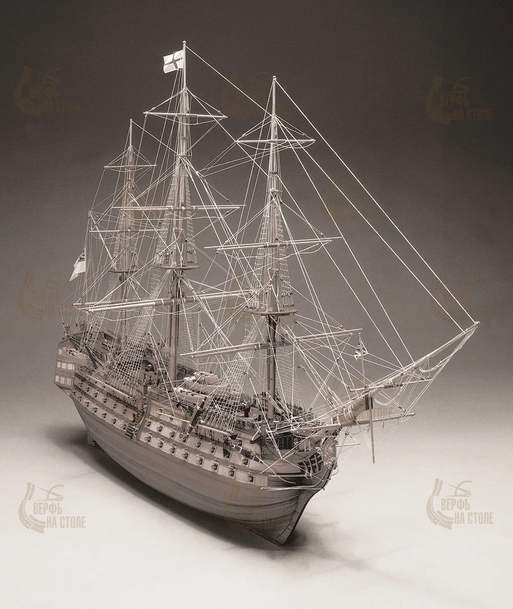 Чертеж корабля HMS Victory (1:98)