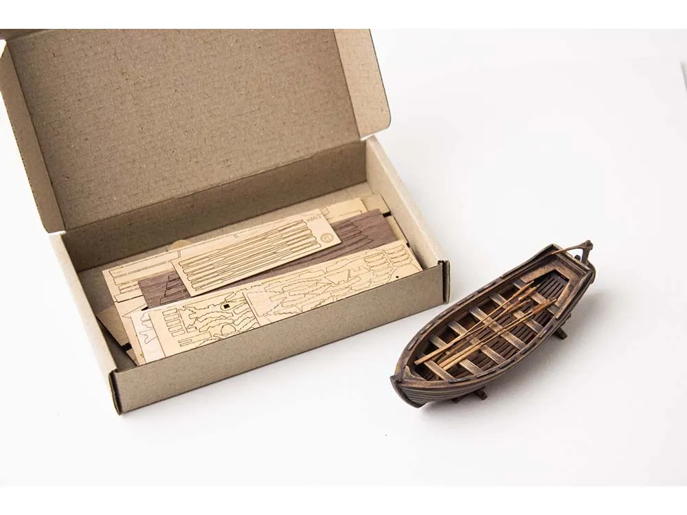 Шлюпка XV века, 136 мм