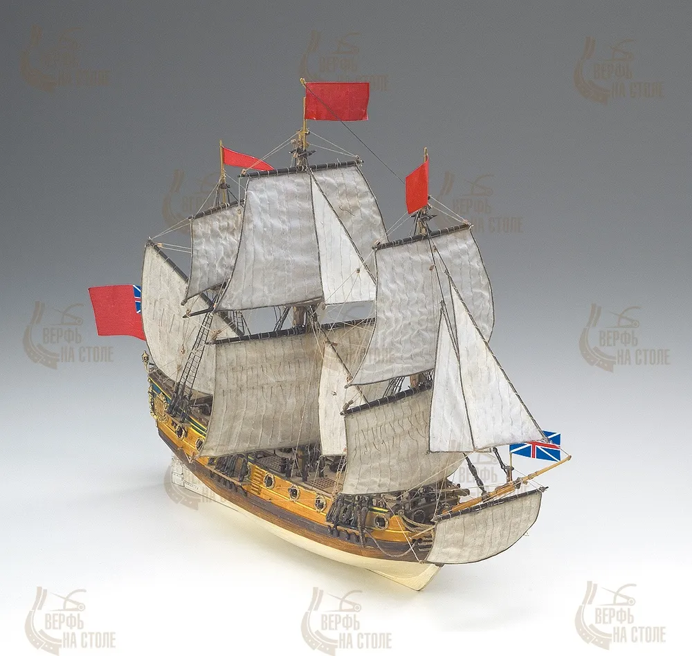 деревянная модель корабля HMS Peregrine