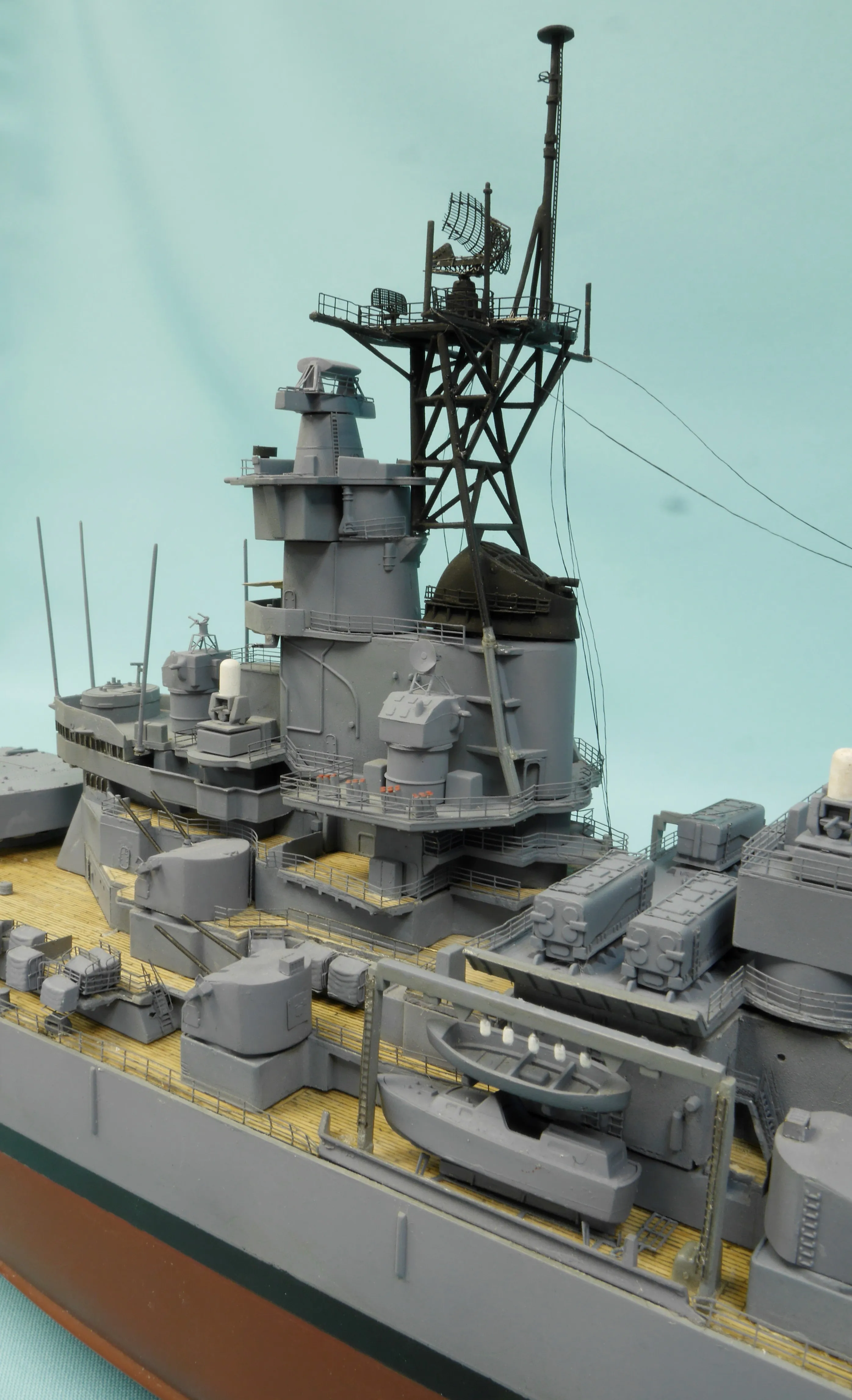 Модель корабля USS «New Jersey» (BB-62) - Верфь на Столе