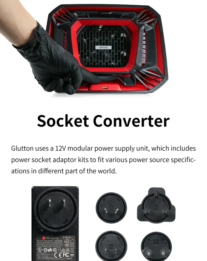 Настольная система пылеудаления Glutton