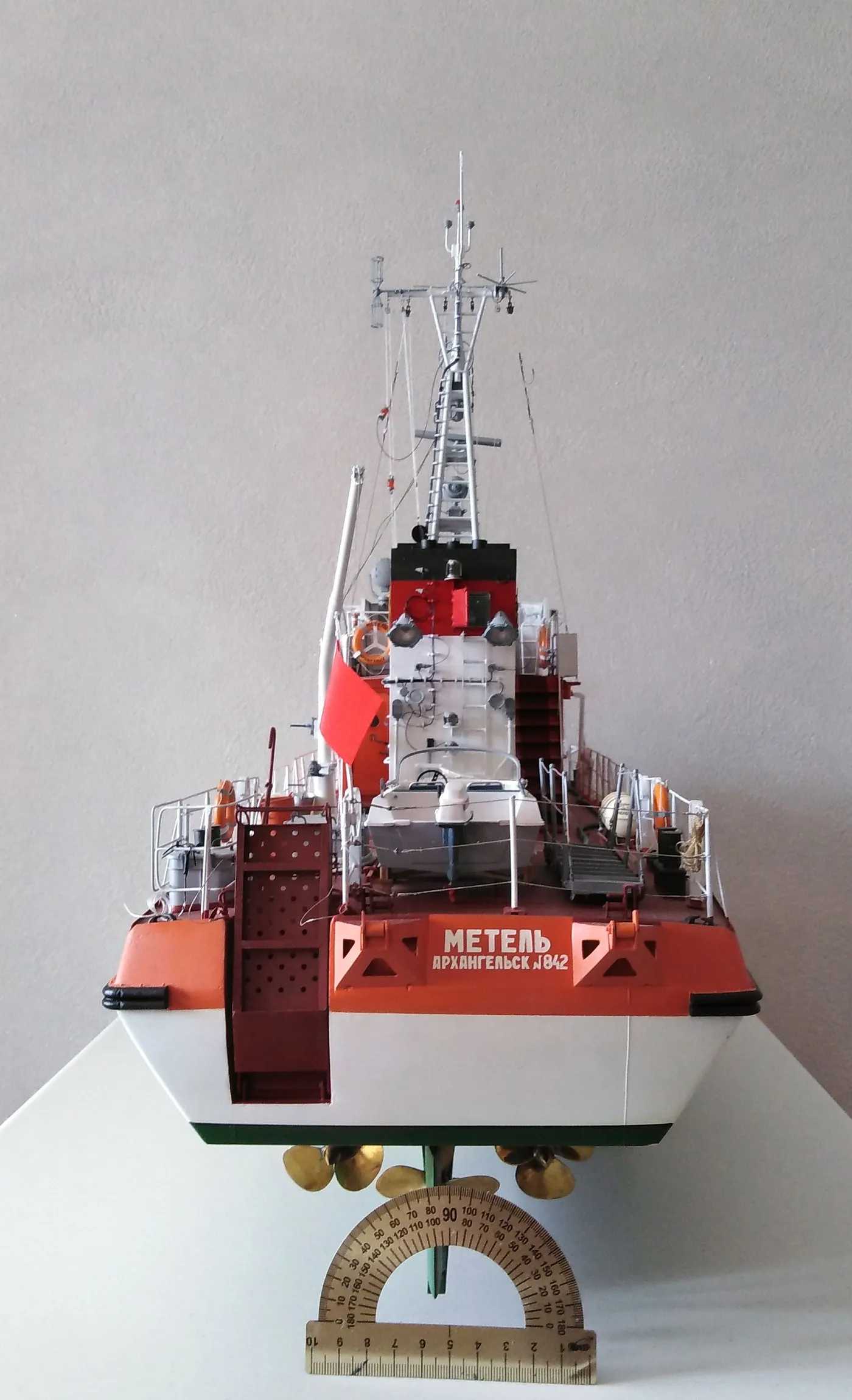 Модель корабля «Метель», проект 1458 - Верфь на Столе