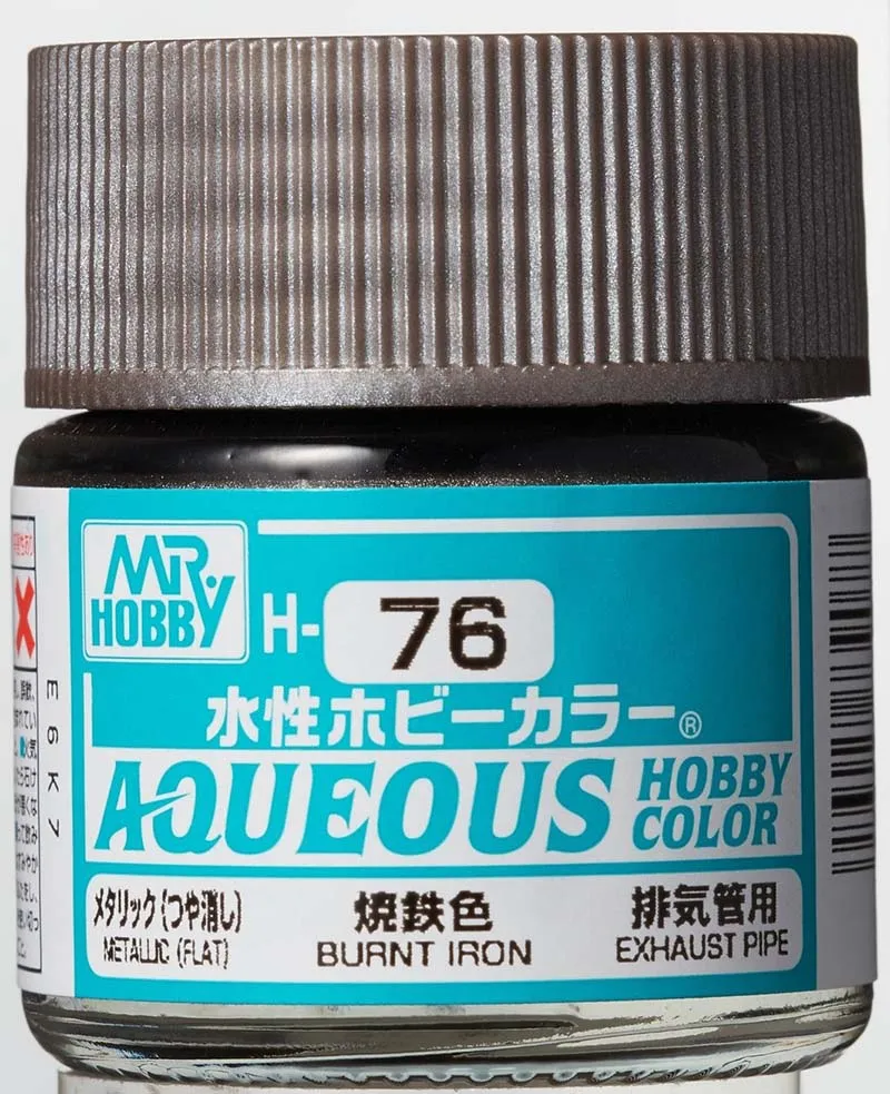 Краска Mr Hobby, акриловая, жженое железо металлик, H 76, 10 мл