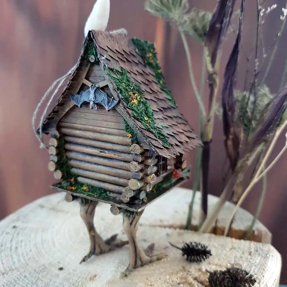 Ёлочная игрушка Избушка на курьих ножках, 140 деталей