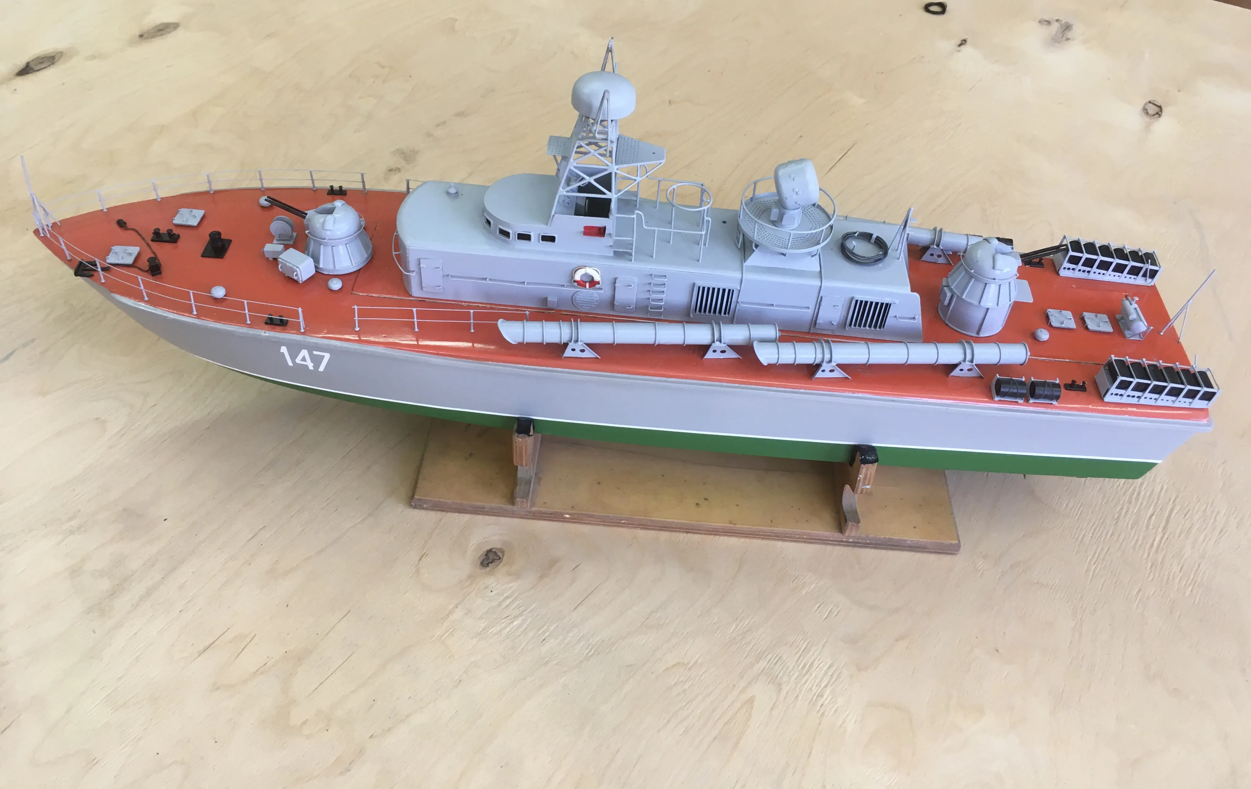 Модель корабля Торпедный катер пр. 206, шифр «Шторм» - Верфь на Столе