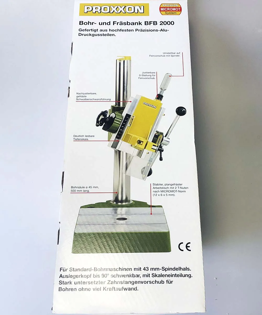 Сверлильно-фрезерная станина Proxxon BFB2000 20000
