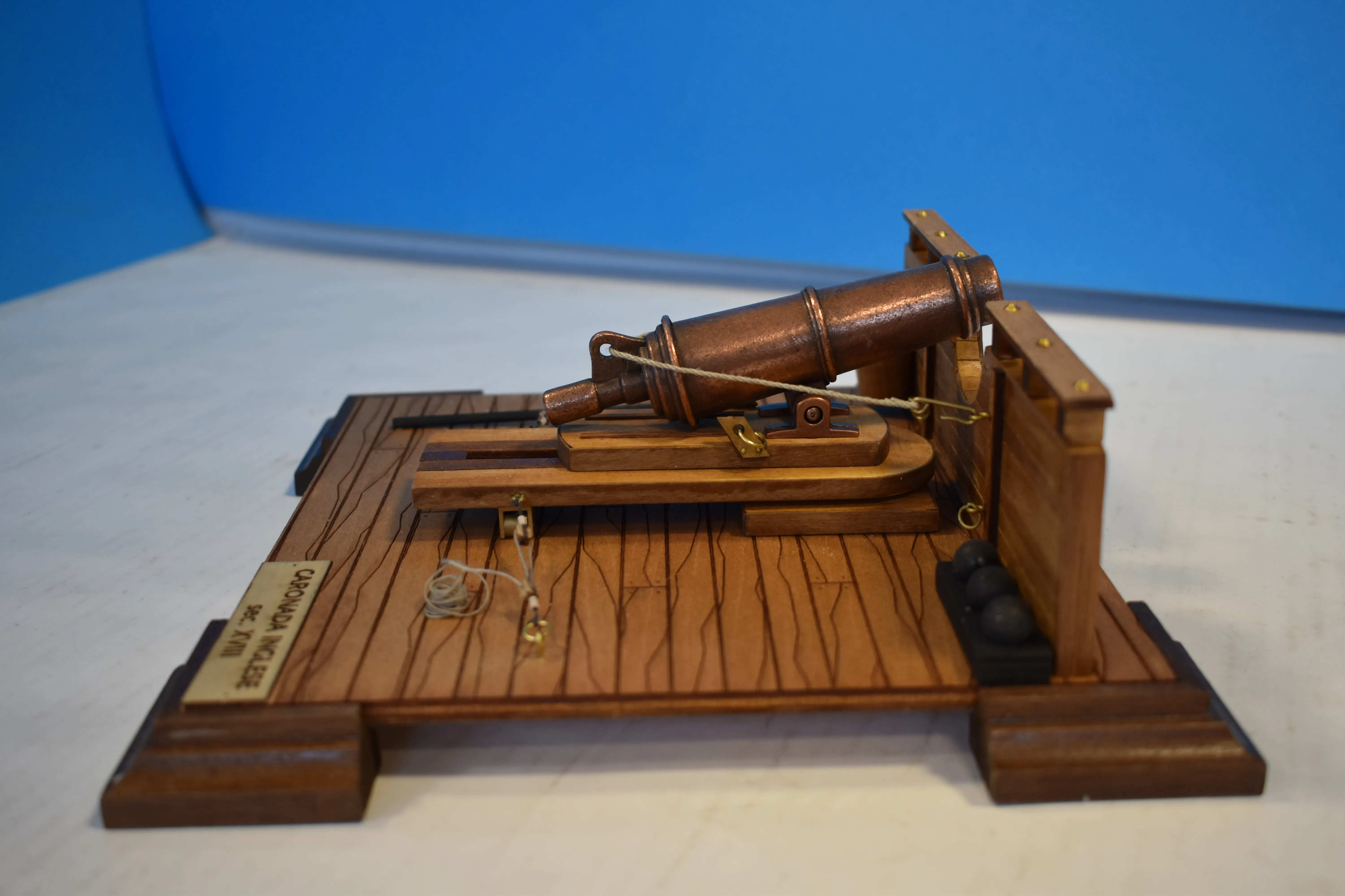 Модель корабля Корабельная пушка "Coronada Ingles sec. XVIII" - Верфь на Столе