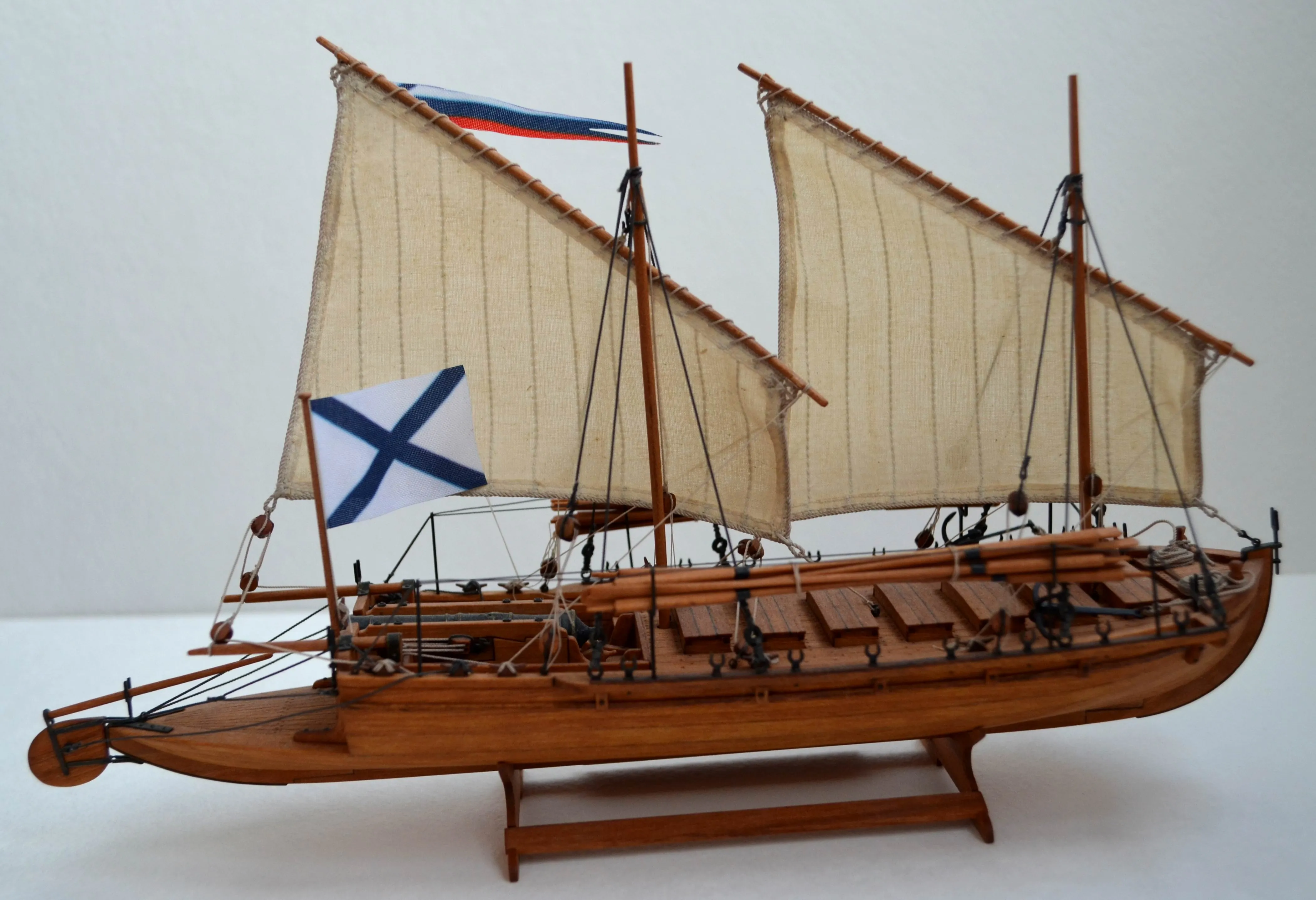 Модель корабля Канонерский Йол  - Верфь на Столе