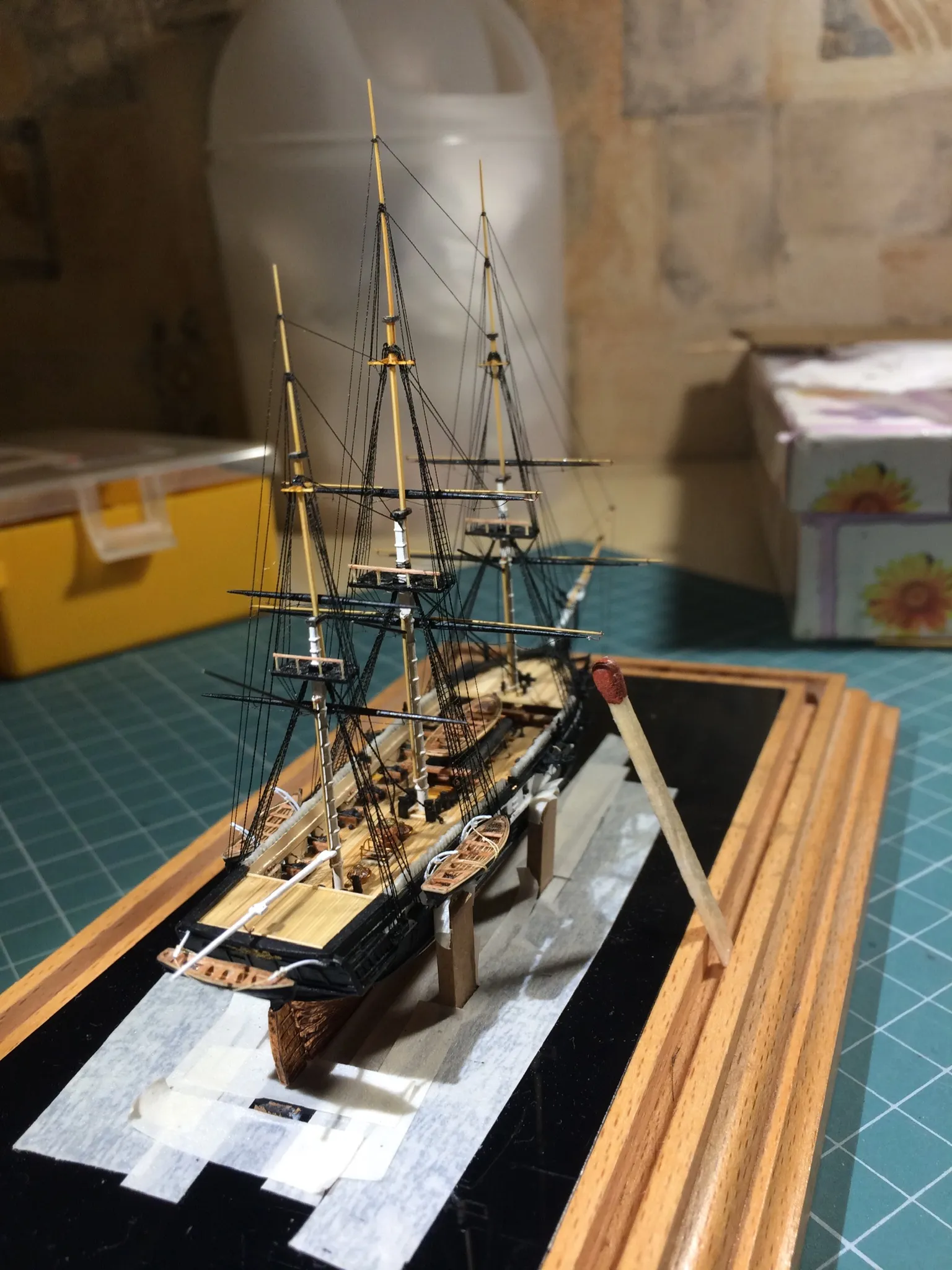 Модель корабля 20-ти пушечный корвет “Оливуца” - Верфь на Столе