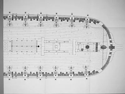 De L'Ambitieux (le trois-ponts de Tourville), 1680 + чертежи