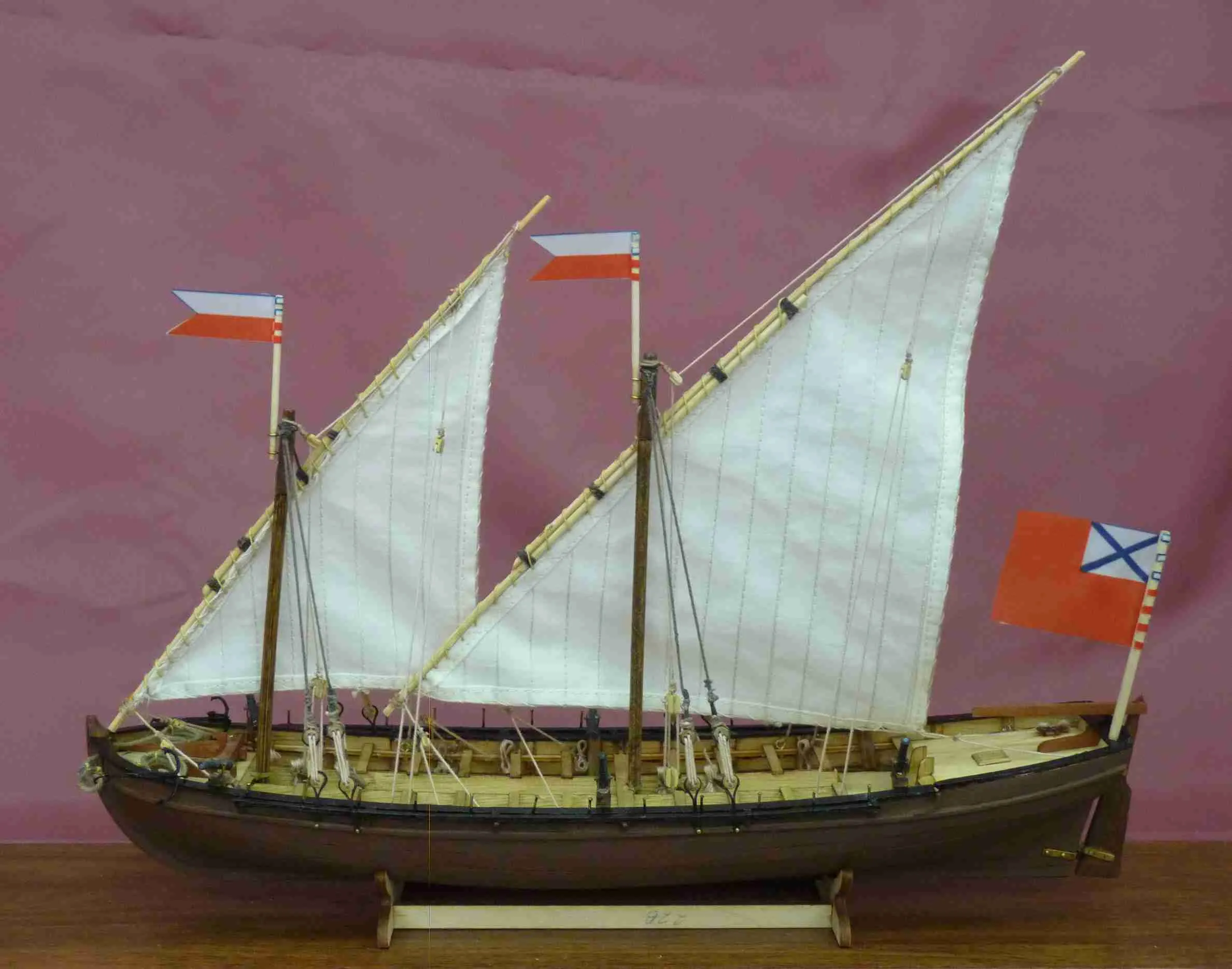 Модель корабля Дуббель шлюпка - Верфь на Столе