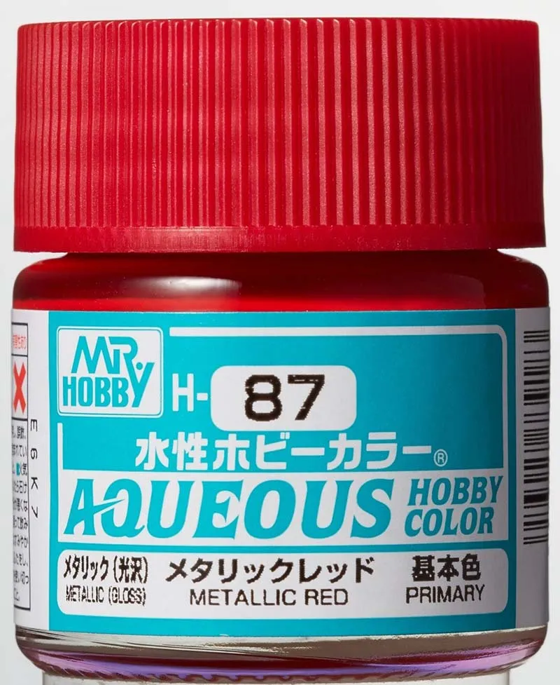 Краска Mr Hobby, акриловая, красный металлик, H 87, 10 мл