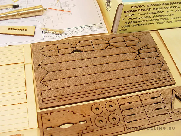 модель пушки 32-фунтовая пушка