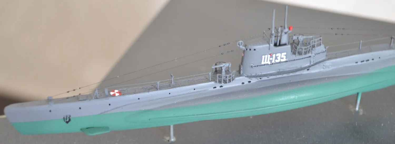 Модель корабля Подводная лодка типа Щука "135" - Верфь на Столе